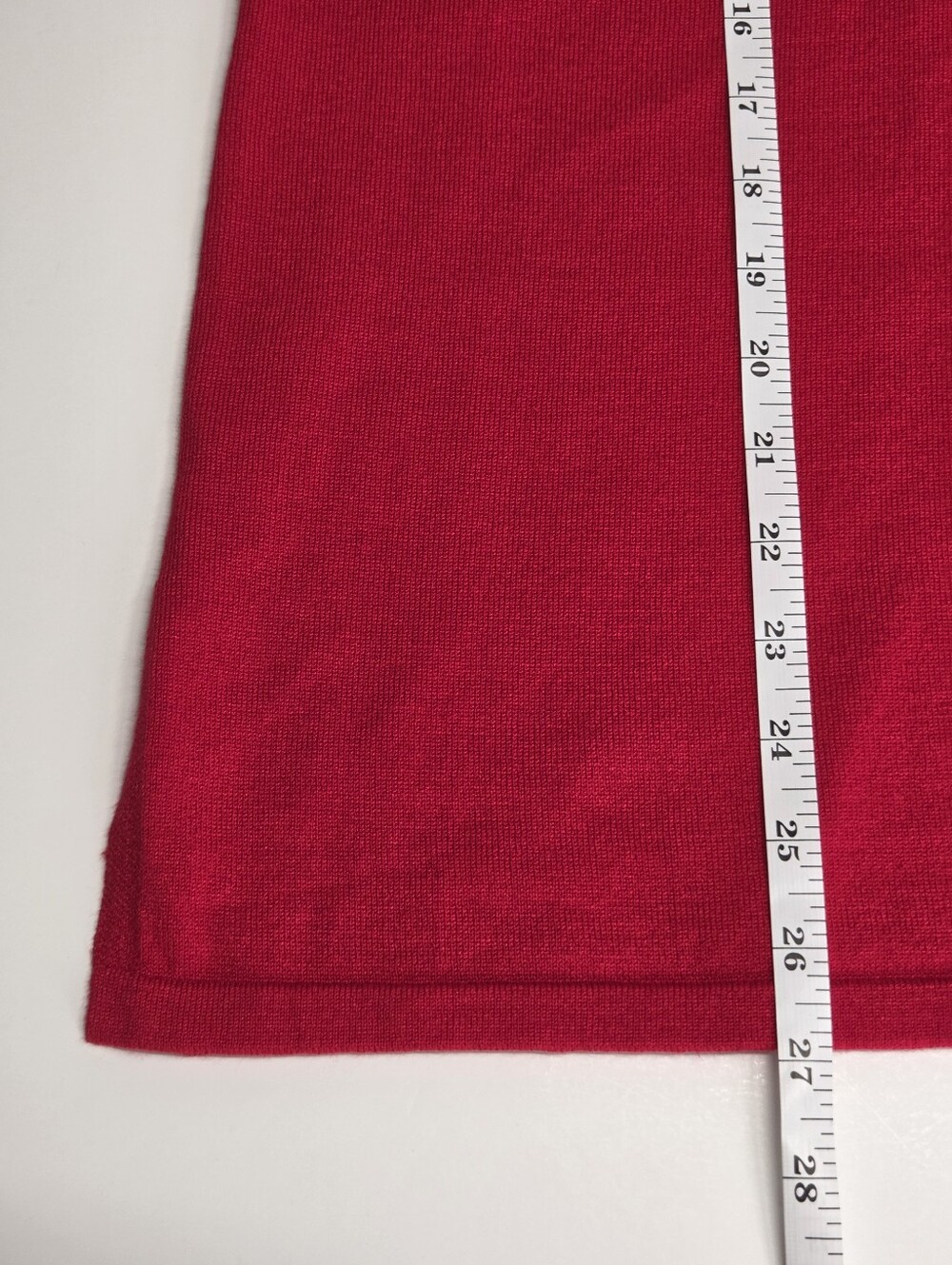 Liz Claiborne Bright Red Women's Knit Pullover - Picture 9 of 11